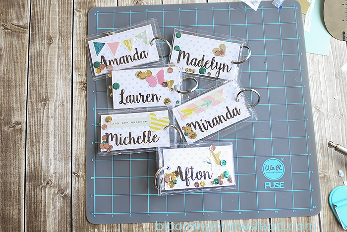 DIY Backpack Tags with video tutorial