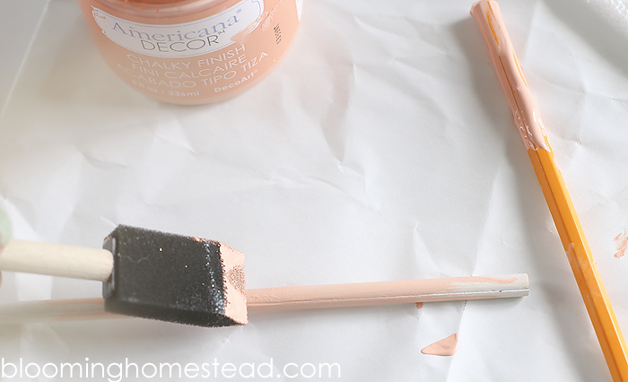 Easy diy chalk paint pencils, with a full tutorial showing how you can transform ordinary pencils into custom beautiful colors.