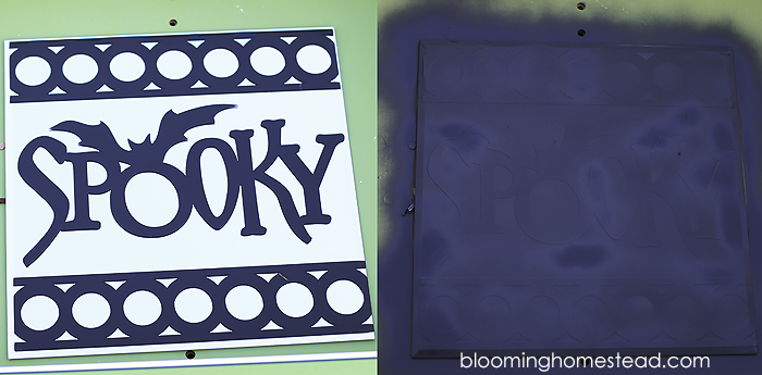 This spooky mirror is so easy to make and you can follow along with full tutorial.