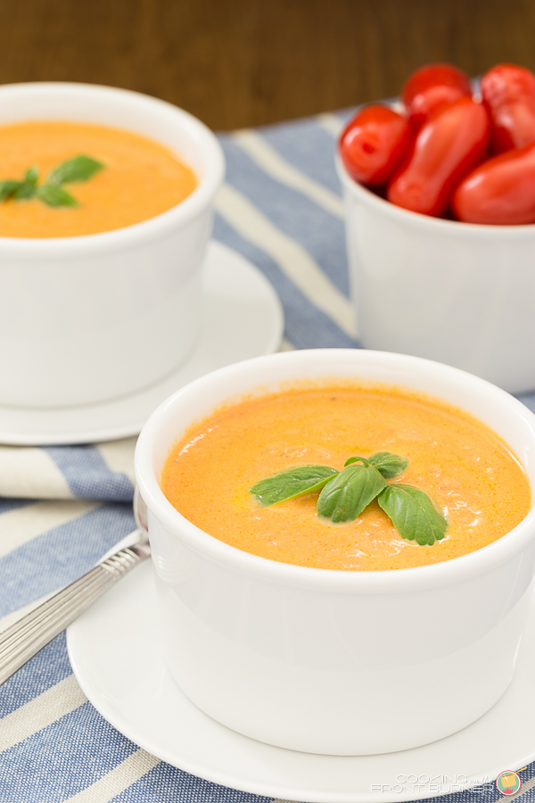 Homemade Tomato Basil Soup