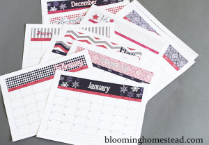2016 Printable Calendars - Page 2 of 2 - Blooming Homestead