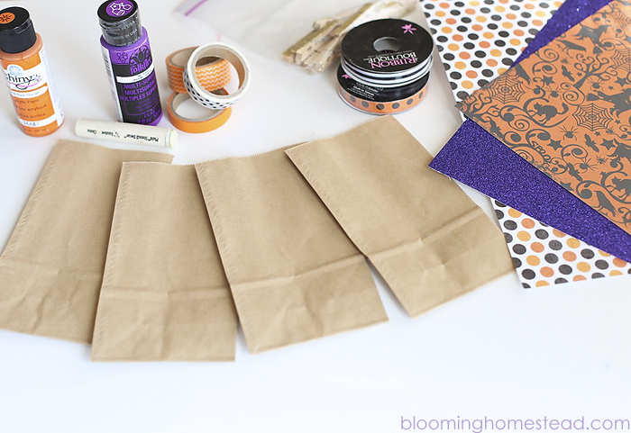 These diy treat bags are so cute and you can assemble them in minutes! Such a cute idea.