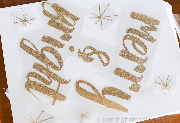 DIY Canvas Sign Tutorial by Blooming Homestead