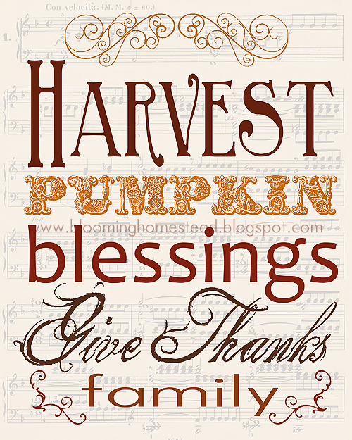 Harvest Print by Blooming Homestead