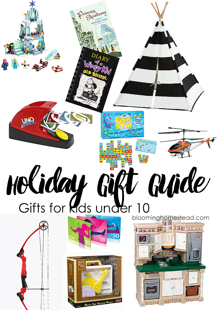 Holiday Gift Guide for Kids under 10