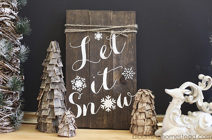 Beautiful DIY Rustic Christmas trees using birch bark. These are so easy and affordable to make and they look great too. Perfect for the holidays, winter, and would even be lovely all year long.