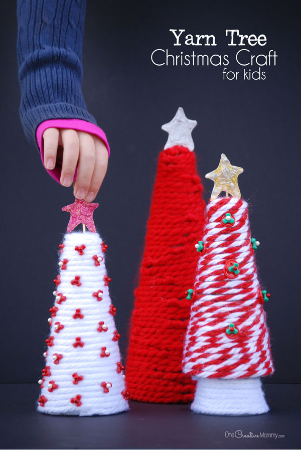 yarn-tree-christmas-craft-for-kids-3a