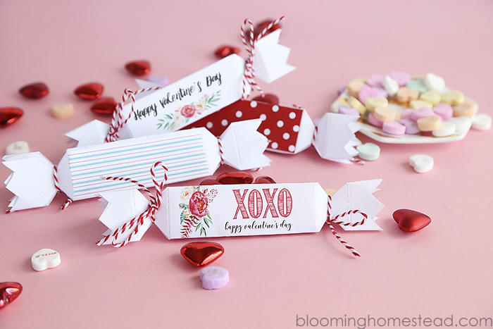 Printable Valentine Favor Boxes