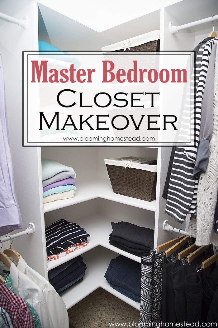 Master Closet Makeover at Blooming Homestead