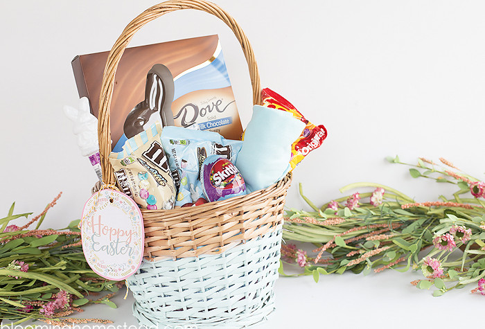 Easy diy colorblock Easter basket tuturial