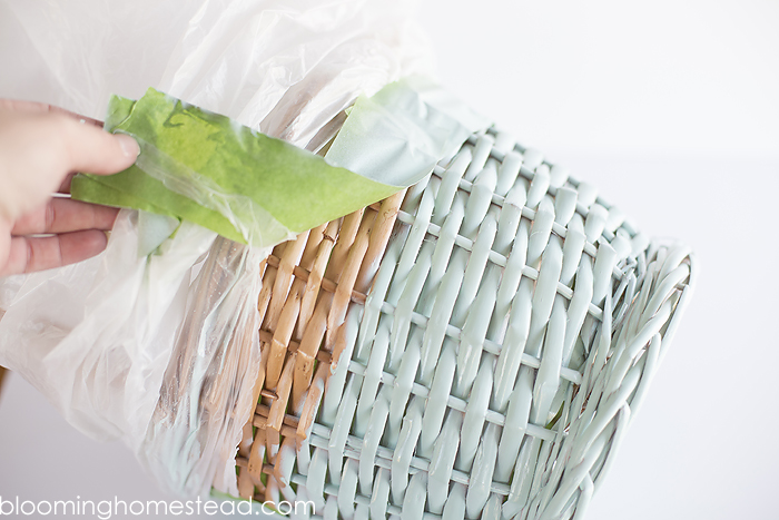 DIY colorblock basket tutorial