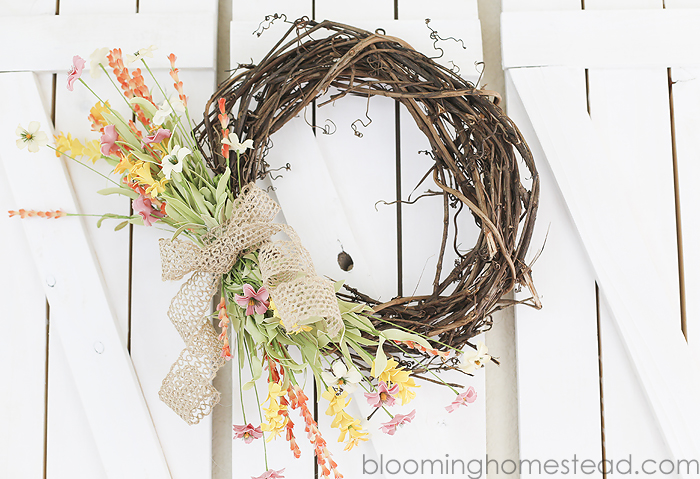 DIY Spring Wreath