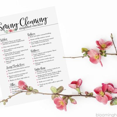 Spring Cleaning Checklist
