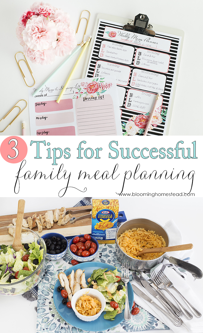 Successful Meal Planning with children