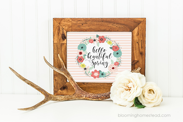 This Hello Spring Free Printable is the perfect way to usher in the new season