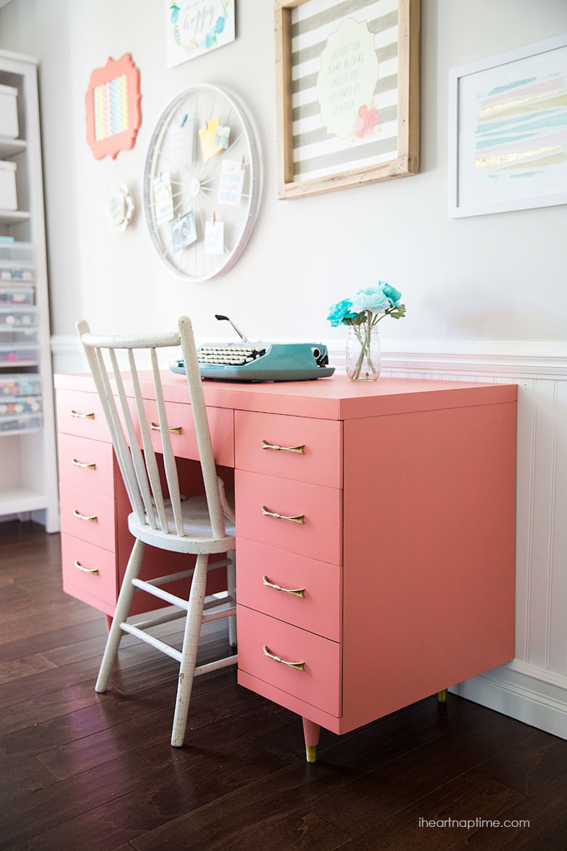 chalk-paint-desk i heart naptime