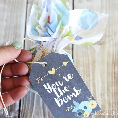 Printable Bath Bomb Gift Tags