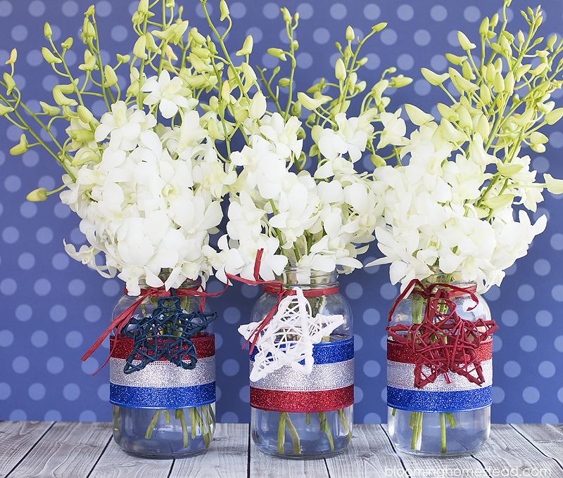 Simple and easy 4th of July Centerpiece tutorial