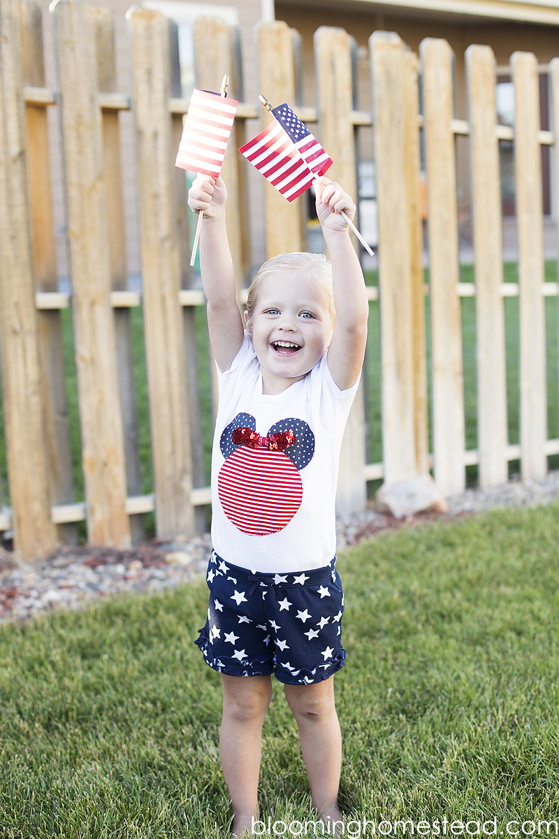 DIY Disney inspired Patriotic shirt