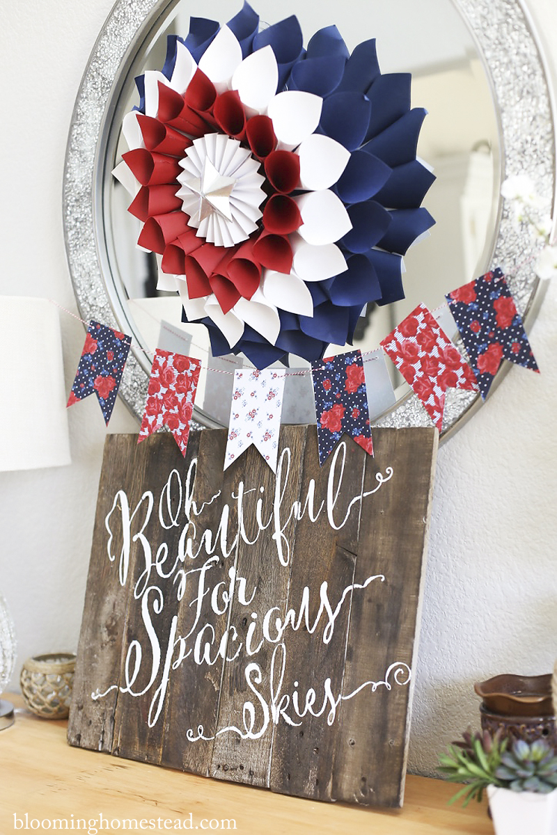 DIY Patriotic Sign