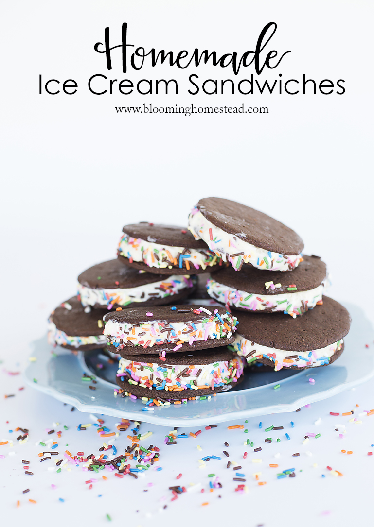 Learn how to make these delicious Homemade Ice Cream Sandwiches! So delicious and so easy, we'll walk you through step by step.