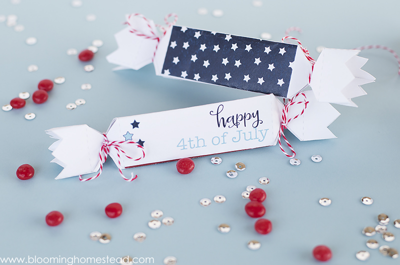 Love these adorable free printable 4th of July Favor Boxes.