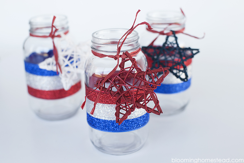 Simple and easy 4th of July Centerpiece tutorial