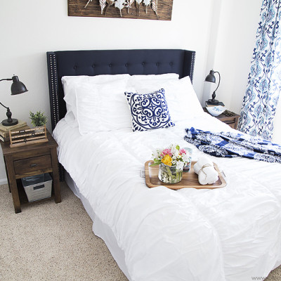 Modern Farmhouse Guest Bedroom Makeover