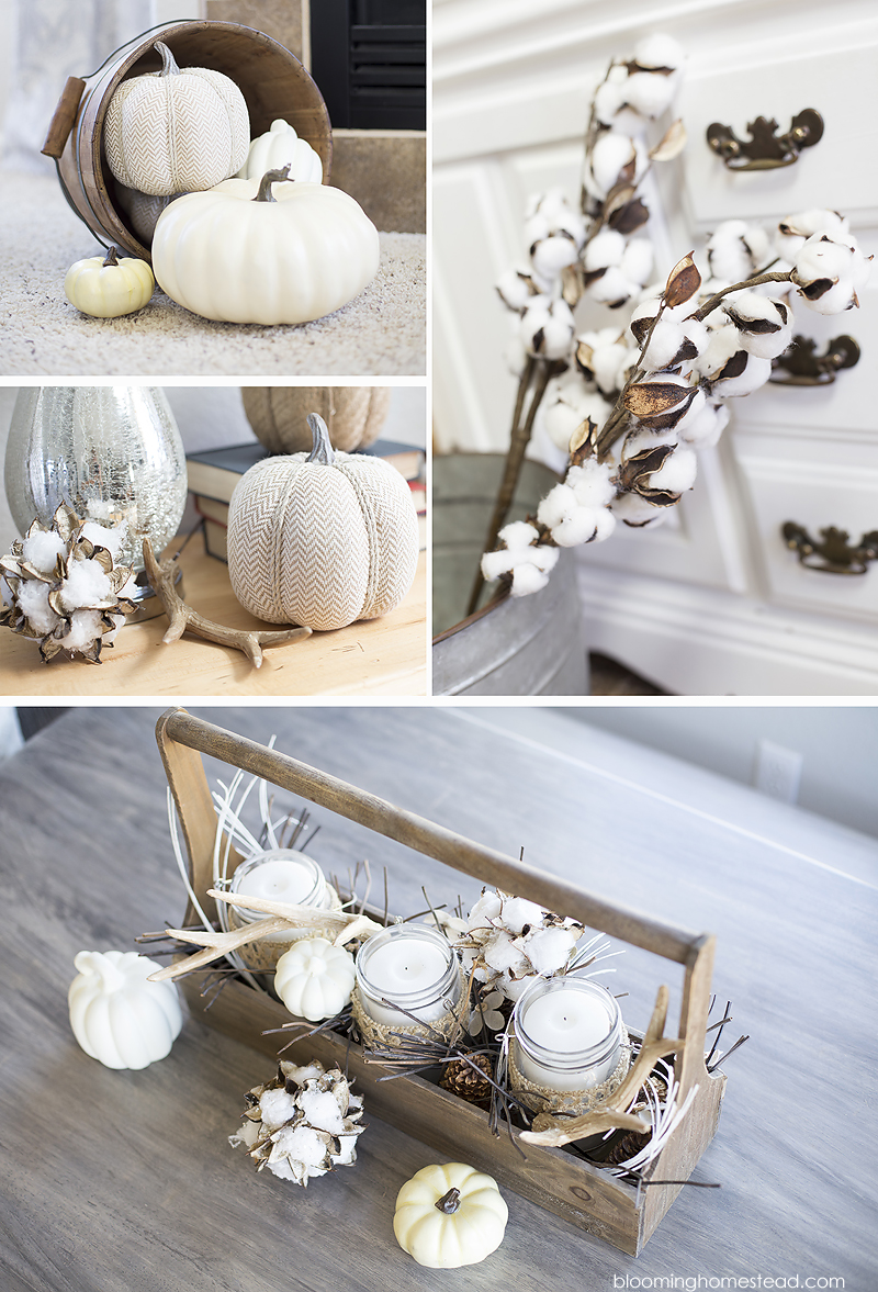 Fall Home Tour and neutral farmhouse fall decor ideas