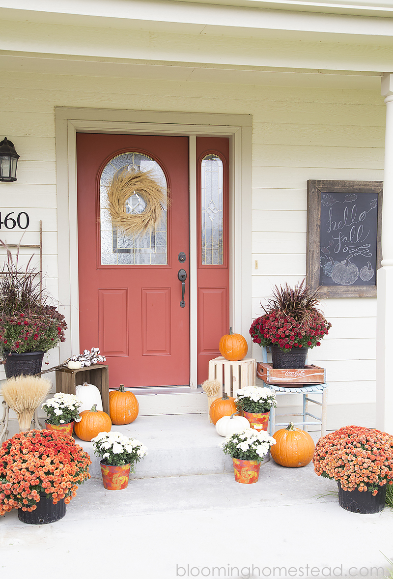 Beautiful Fall Porch Decor