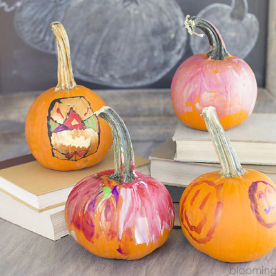 DIY Painted Pumpkins