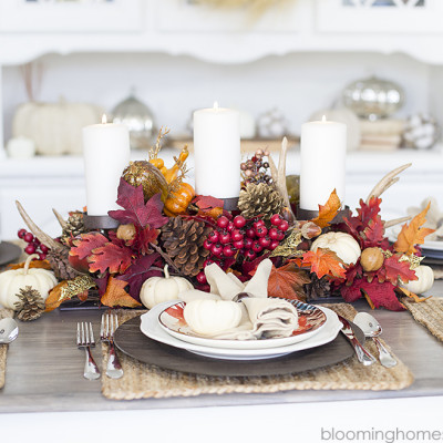 Beautiful Fall Tablescape