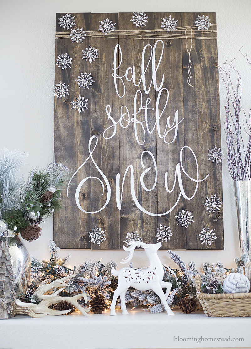 fall-softly-snow-sign-with-ornaments-by-blooming-homestead