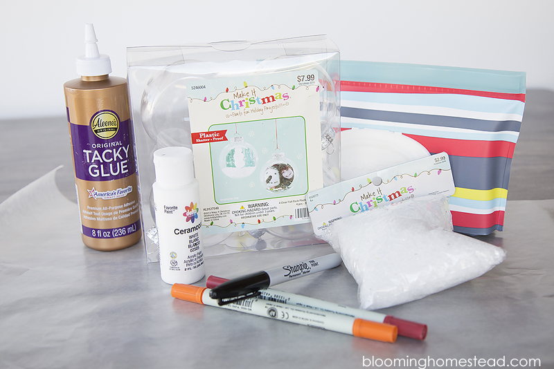 Supplies to make easy kids craft