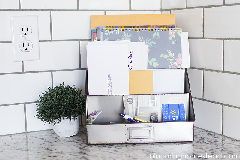 Kitchen Countertop Organization Ideas - Blooming Homestead