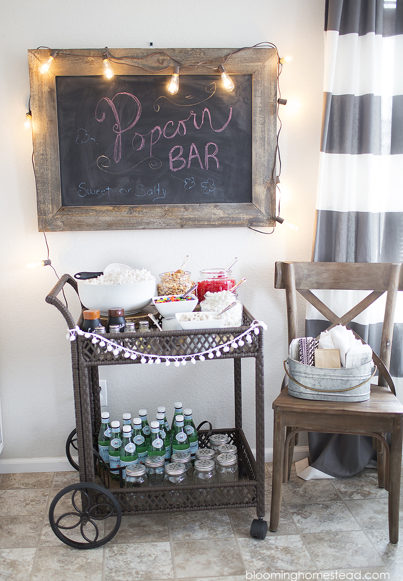 Popcorn Bar by Blooming Homestead