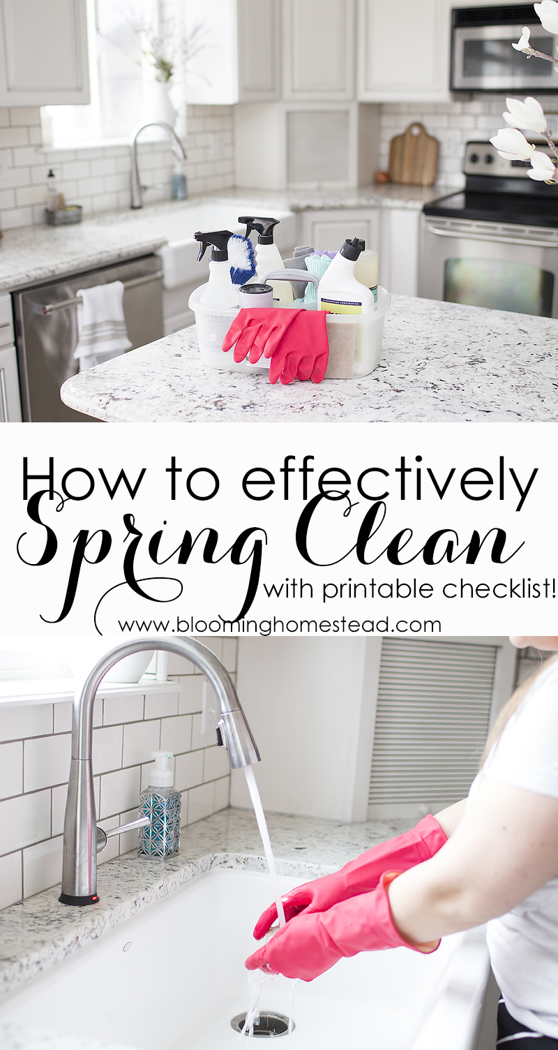 How to effectively Spring Clean