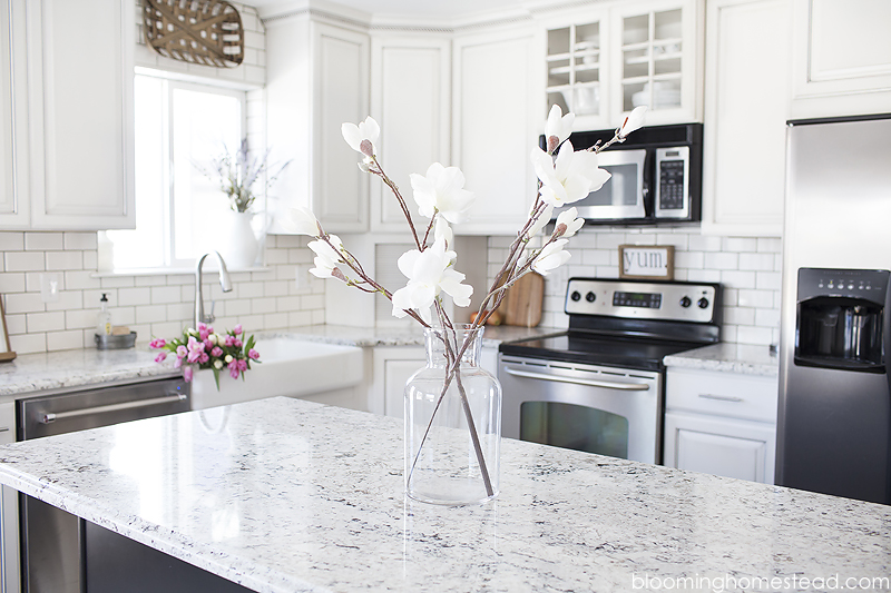 Pretty kitchen centerpiece