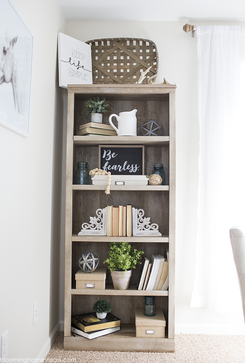 Farmhouse Style Bookshelf