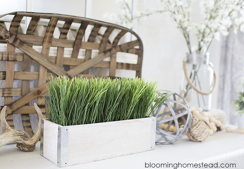 Faux Grass Decor