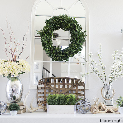 Summer Mantle Decor