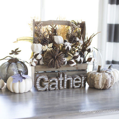 Simple DIY Fall Centerpiece