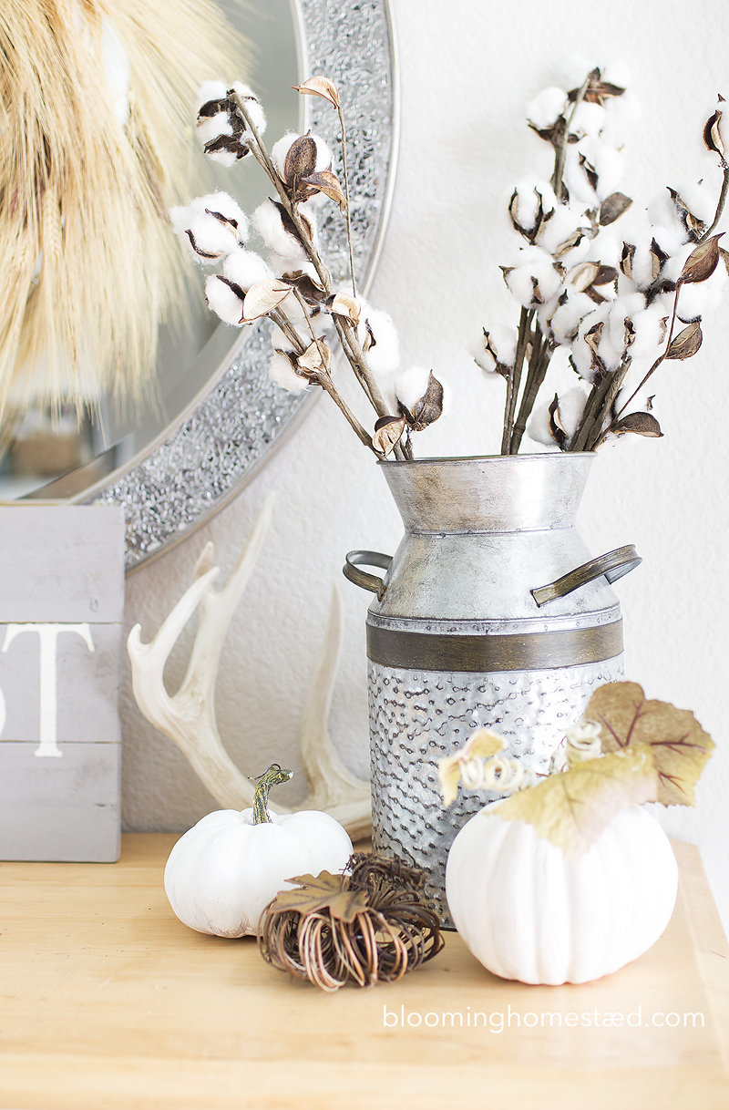 Farmhouse style fall decor