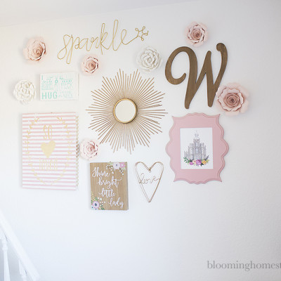 Girls Room Gallery Wall