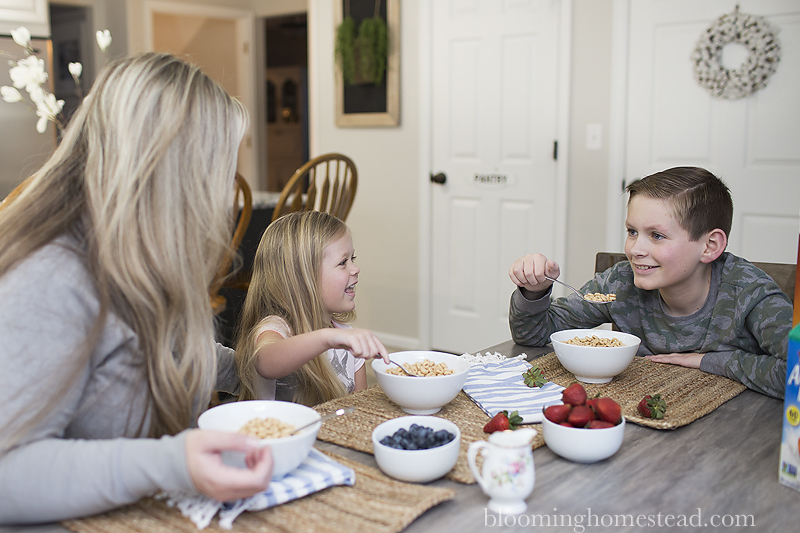 Family Breakfast at Blooming Homestead