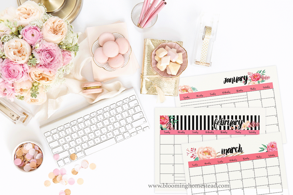 2021-Printable-Calendar-by-Blooming-Homestead - Blooming Homestead