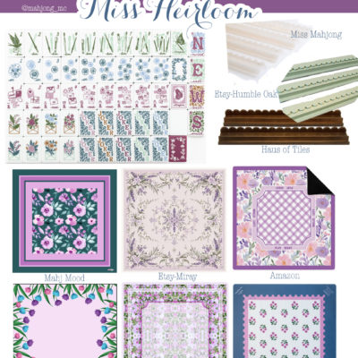 Miss Heirloom Tile set from Miss Mahjong